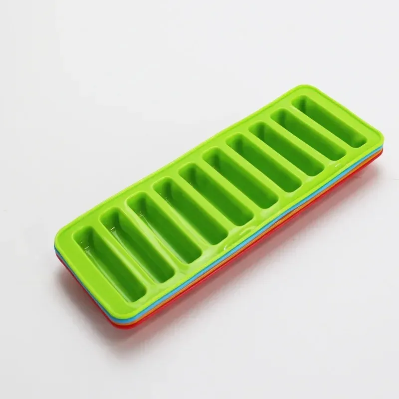 Food Grade 10 Cavity Silicone Bar Ice Cube Tray Ice Cubes Small Rectangle Mold Ice Maker Kitchenfor small ice cube mold