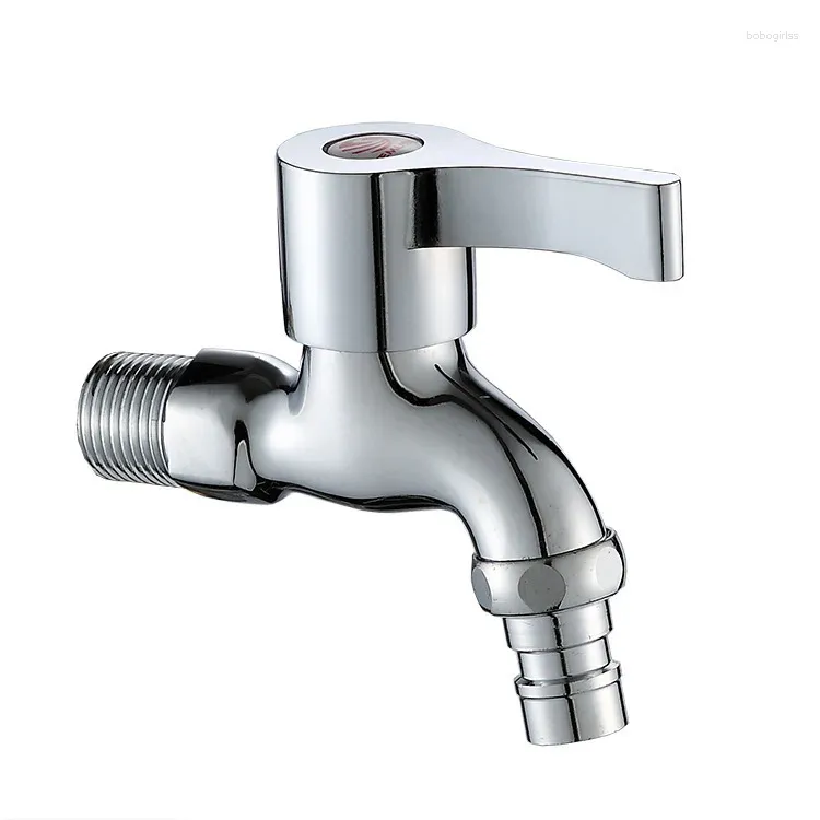 Robinets de lavabo de salle de bain robinets à laver en cuivre robinet pointu à nez de refroidissement rapide DN15 à 4 ports