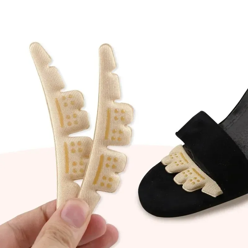 1 paio di denti di coniglio adesivi anti-slip Fefoot TOE Inserts per scarpe da donna Sandali Sandali con tacchi alti Non slip adesivi