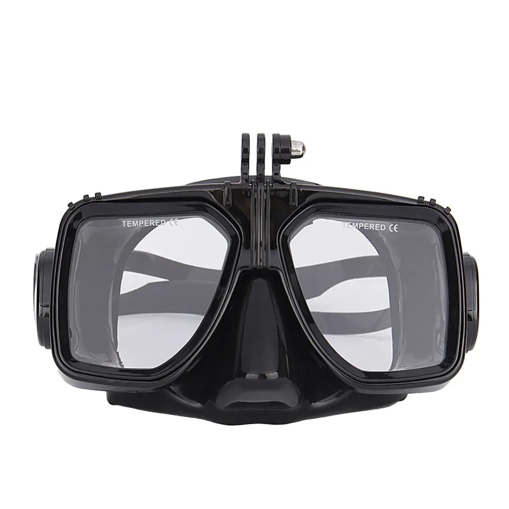 Kameror för GoPro 10 Tillbehör Dykning Mask Underwater Snorkel Gear Tempered Glasögon Hemdraled For Go Pro Hero Xiaomi Yi Dji Osmo Action