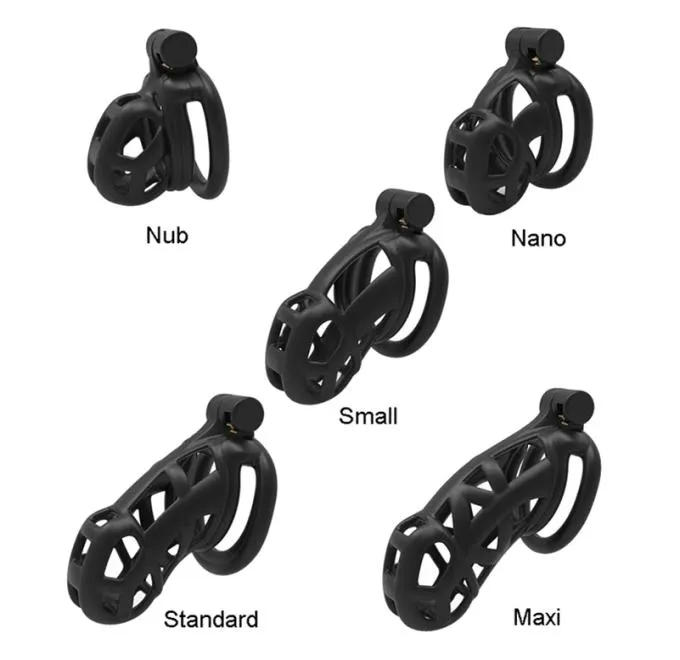 Dispositif en résine avec 4 coqs à manche à manche de serrure pénis Cage Bondage Belt Fetish Sex Toy pour hommes 2207209245296