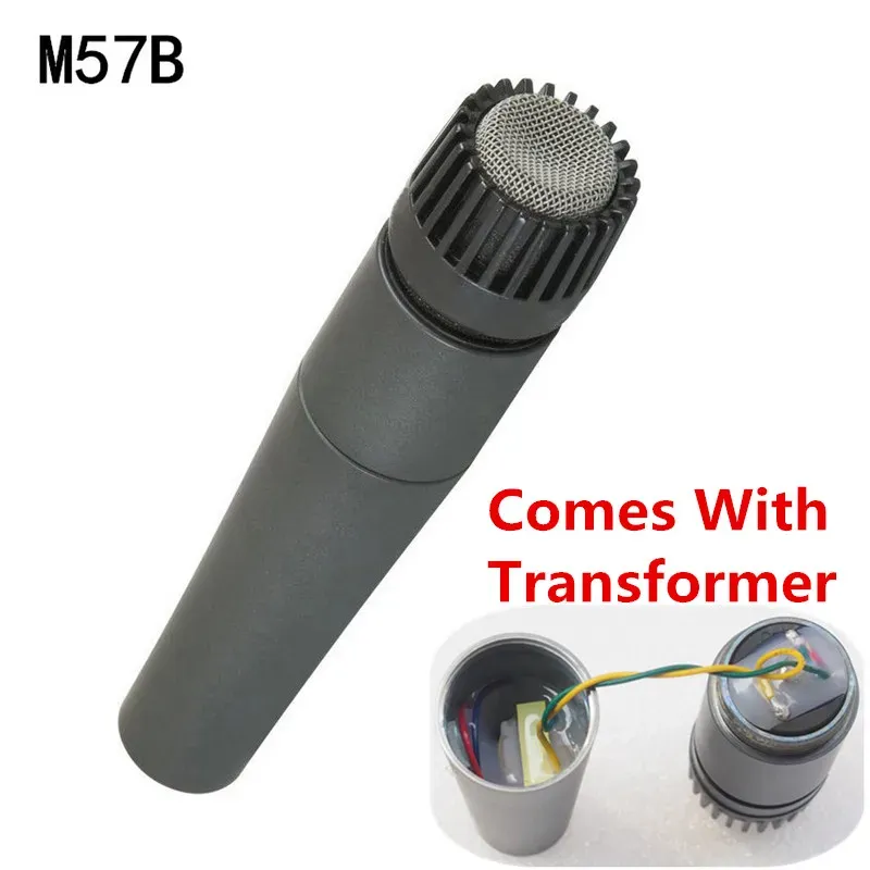 Câbles Finlemho Microphone Capsule Dyanmic Recording Studio SM57 Professionnel pour l'amplificateur de guitare kit de tambour Instrument Mixer Audio