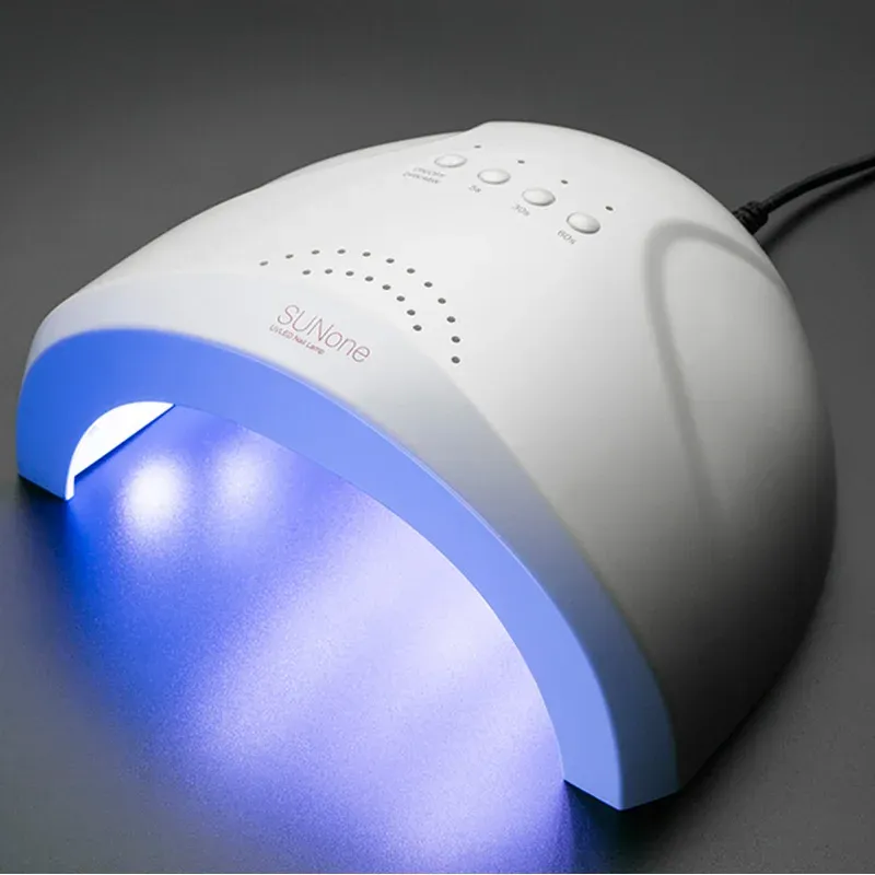 Dryers Free shipping nail dryer nail gel polish mini LED UV curing lamp 48W 110V220V nail Machine for nail art tool white light drying