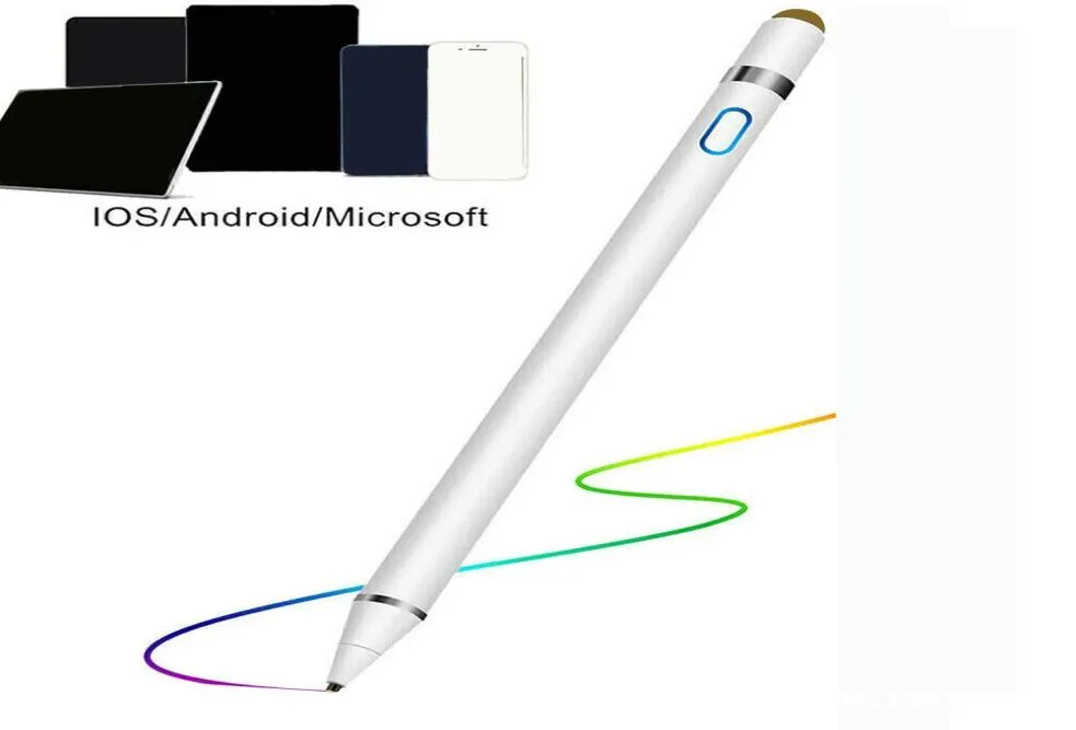 Capacitivo universal caneta de toque ativa caneta iosandroid Apple iPad Phone Touch Touch desenho de tablet Smartphone3435067