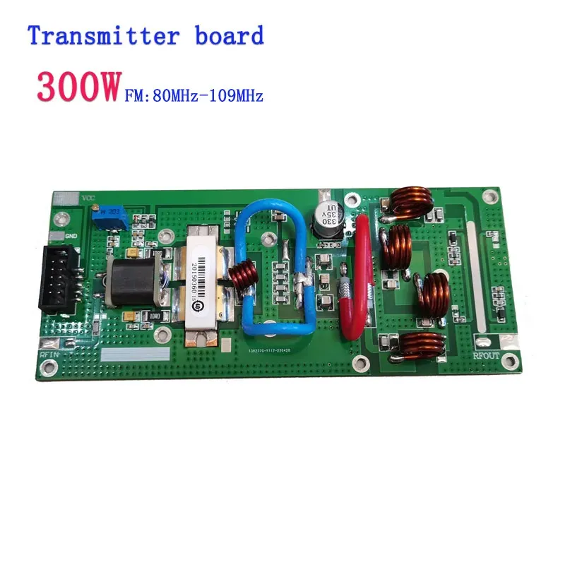 Radio New 300W 80MHz109MHz FM Transmitter Power Amplifier Board Input Voltage 27V Current 1618A For Transmitter Radio