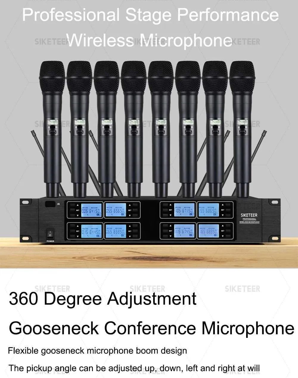 プロ仕様UHFワイヤレスマイクシステム Wireless Microphone プロ仕様UHFワイヤレスマイクシステム Wireless Microphone