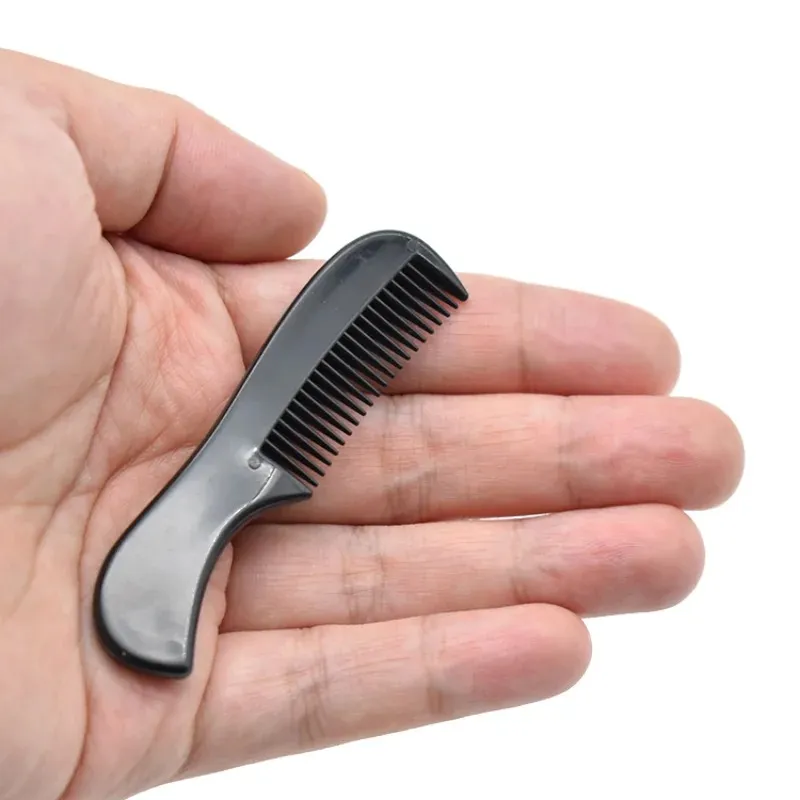 Uomini Mini tasca Pocketto pettine capelli facciale latatta la barba acconciatura pettine baffi di bellezza la barba a pennello massaggio barba pettine