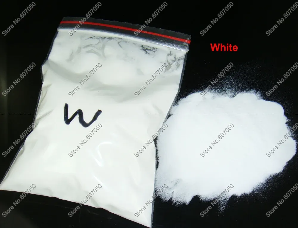 Vätskor 50gram x vit färg akryl dammpulver pigment för diy akryl manikyr nagelsystem material material