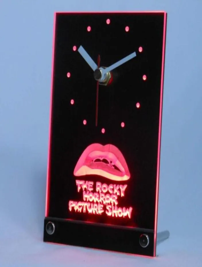 wholetnc0220 The Rocky Horror صورة عرض الجدول Desk 3D LED Clock2654020