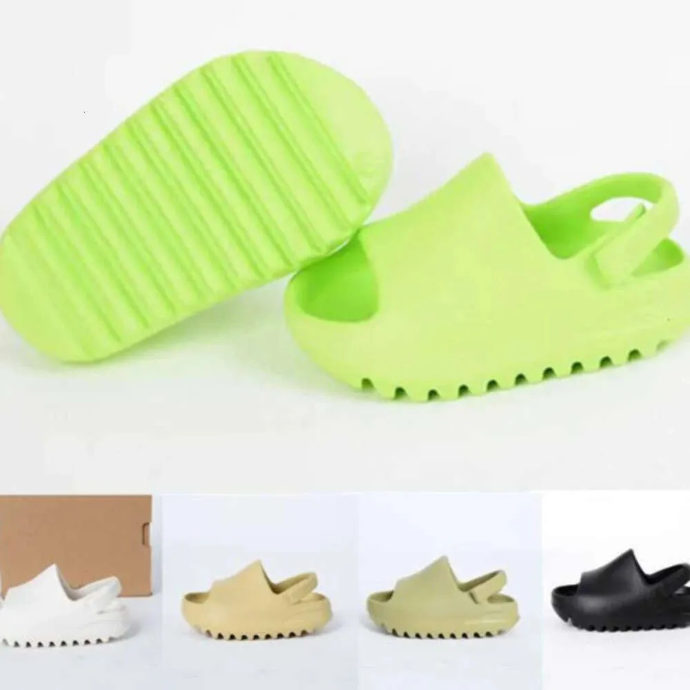 Schuhe mit Schachtel beliebte Säuglingsbabys Sommer Massive Slipper Boy Gril Eva Schaum Runner West Slides Kinder Kinder Sandalen Größe Größe