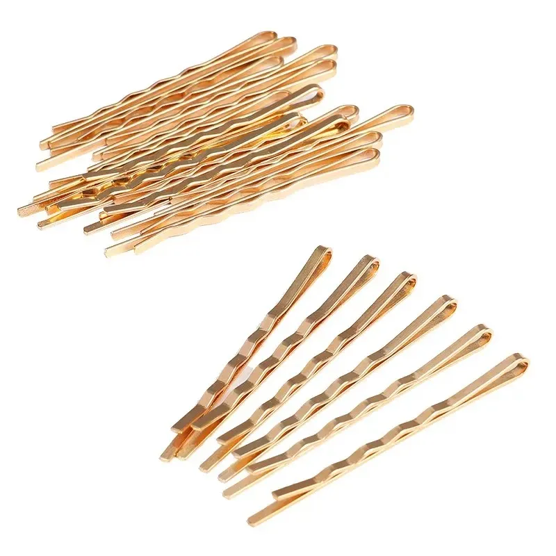 Fashion Women Gold Star Swirl Spiral Hairpin