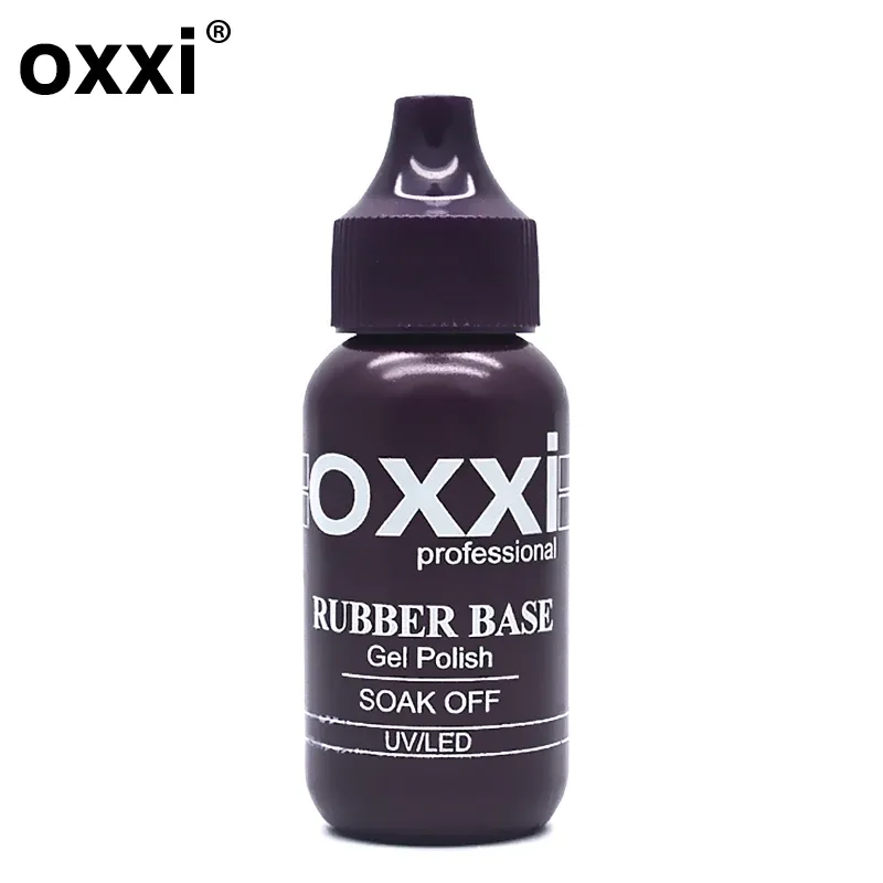 Jel Oxxi 30ml Temel Kalın Kauçuk Base Kat Semipermanent Jel Vernikleri Manikür için Uzun Ömürlü Taban ve Üst Kat Jel Oje Ojesi