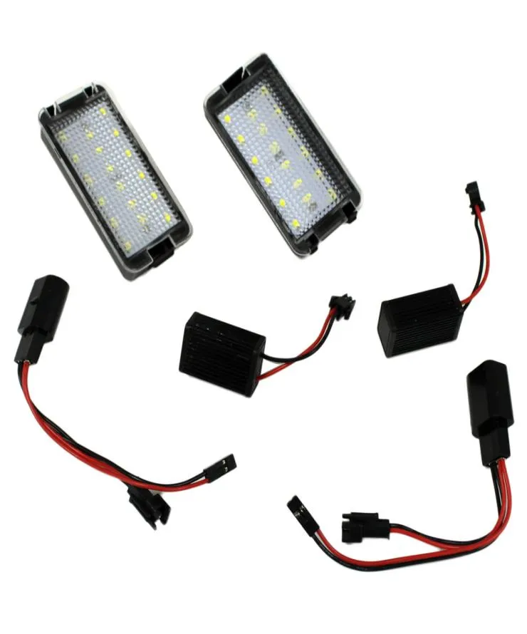 2x Canbus 18led لوحة رخصة الرقم رقم سيارة مصباح لوحة للمقعد altea arosa ibiza 19972008 Cordoba 19932008 Leon 19992005 to4674811