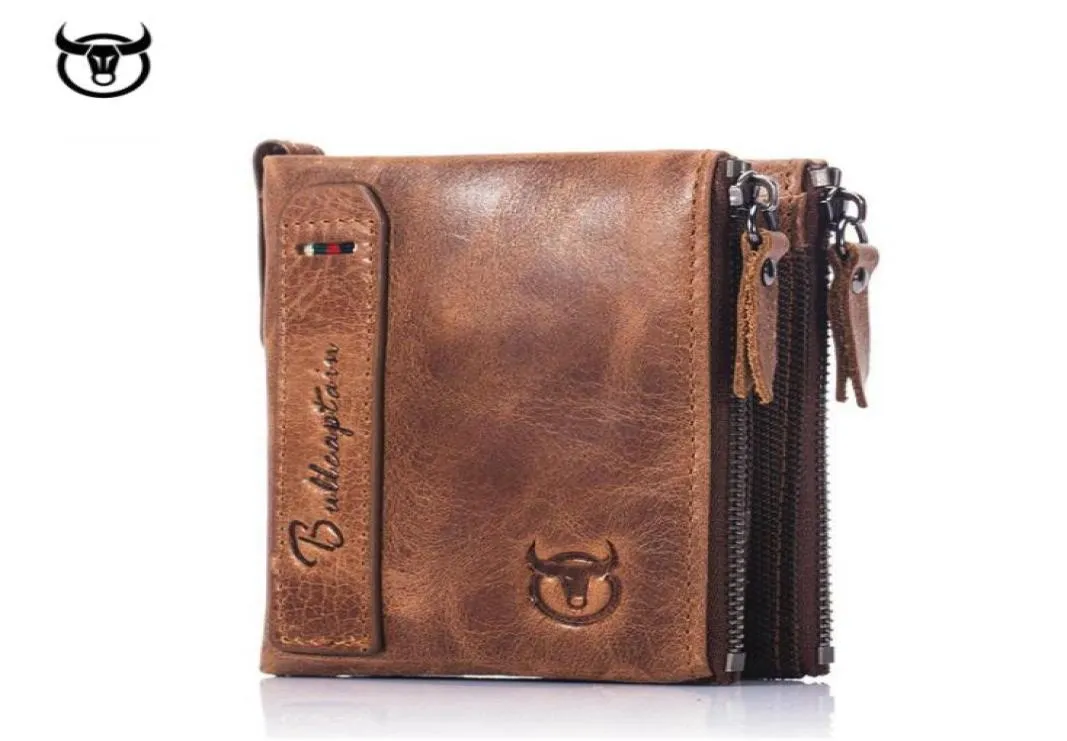 Captain NIU Fashion Leather Men039S Wallet Vertikal Section Leisure Short Section Multifunktion PO Album Driving License FI4553788