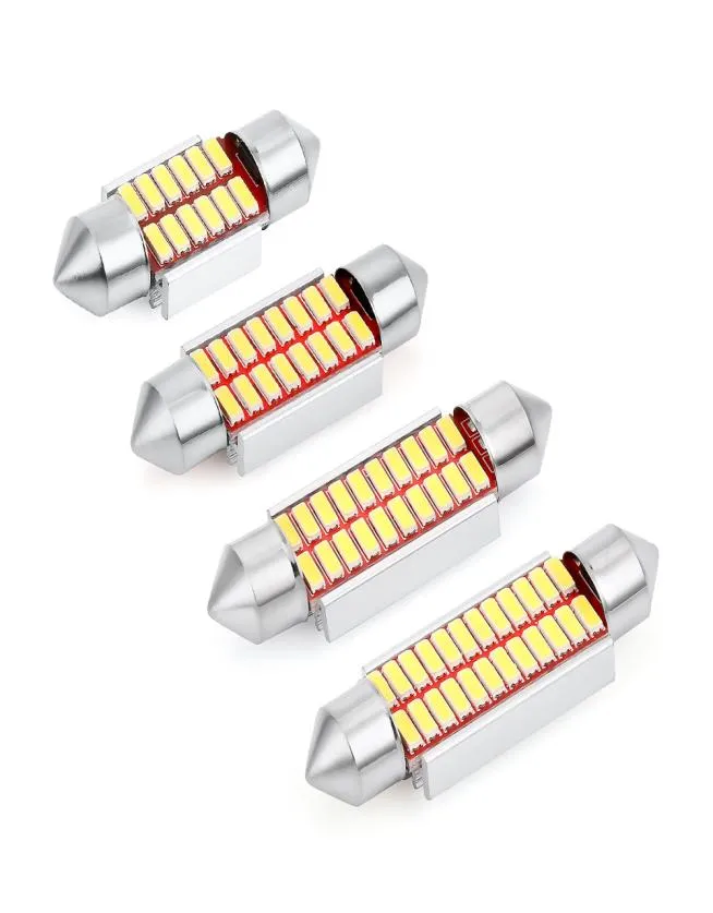 10 PC 31mm 36mm 39mm 41mm Bulb C5W C10W Canbus Error Auto Festoon 16 LED Car Interior Dome Lamp Reading White 5300955