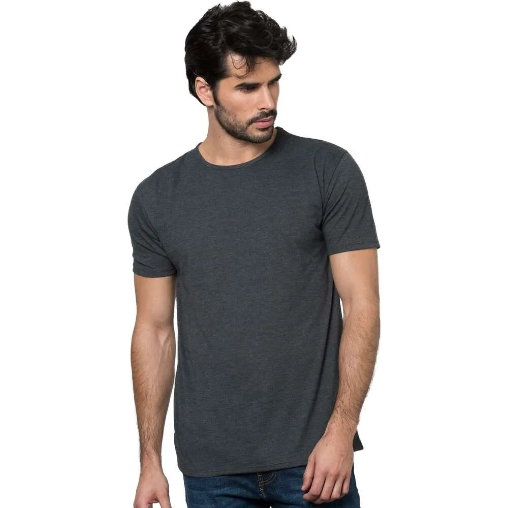 T-shirt a prova di sudore, assorbe ed evapora il soggiorno, il sudore, l'anti odore, il 100% di grigio scuro traspirante