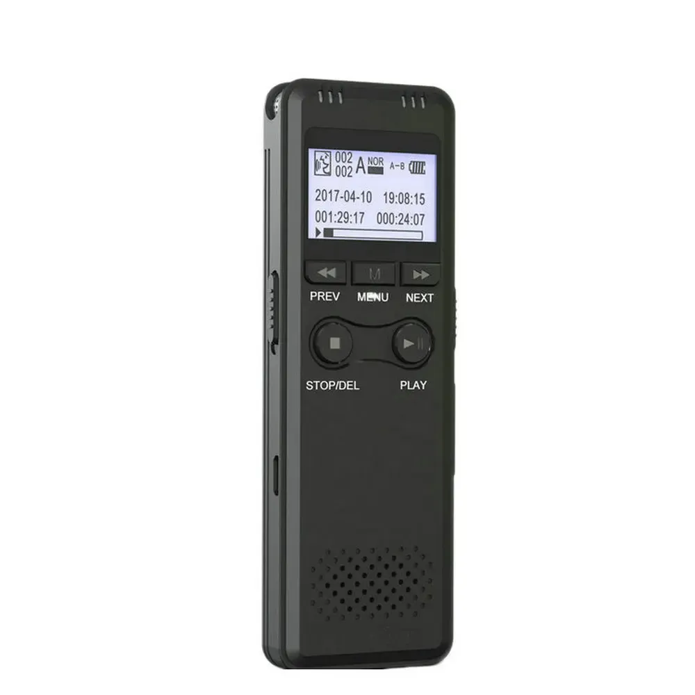 Players 32GB 64GB 128GB Voice Activated Mini Digital Voice Recorder Pen PCM Recording Dual MIC Denoise HIFI MP3 Dictaphone V30