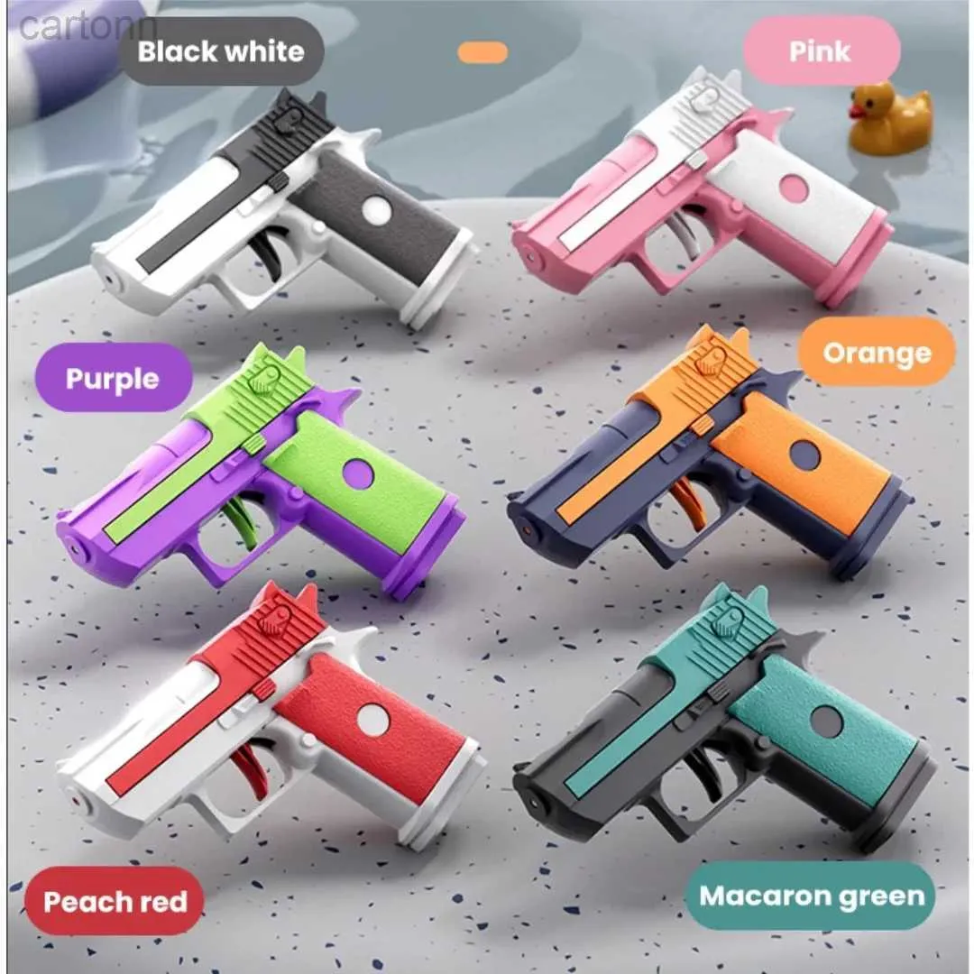 Gun Toys Summer Water Gun Non Electric Pistol High-Pressure Full Automatic Shooting Water Beach Toy Gun For Kid Children Girls Girls Adult 240408