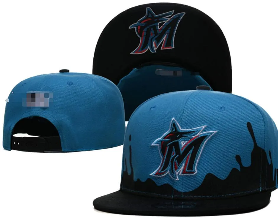 „Marlins” Caps 2023-24 UNISEX Baseball Cap Snapback Hat Word Series Champions Laction 9fifty Sun Hat Hafdery Spring Summer Cap Hurtowa A4