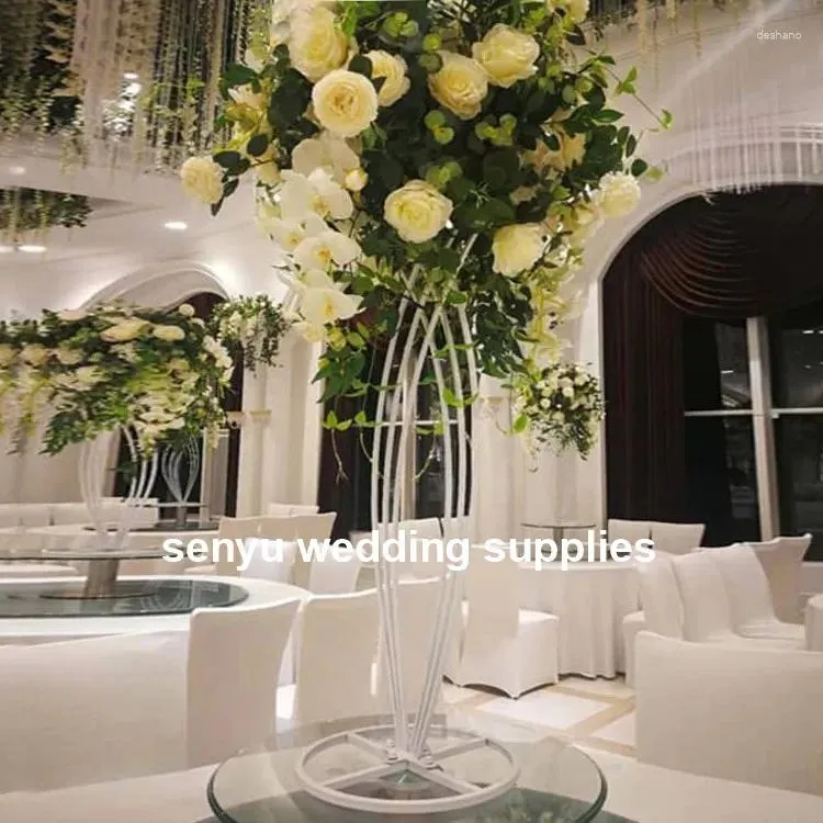 Feestdecoratie groothandel stijl metaal ringvormige bruiloft wandelbrug bloemstand senyu209