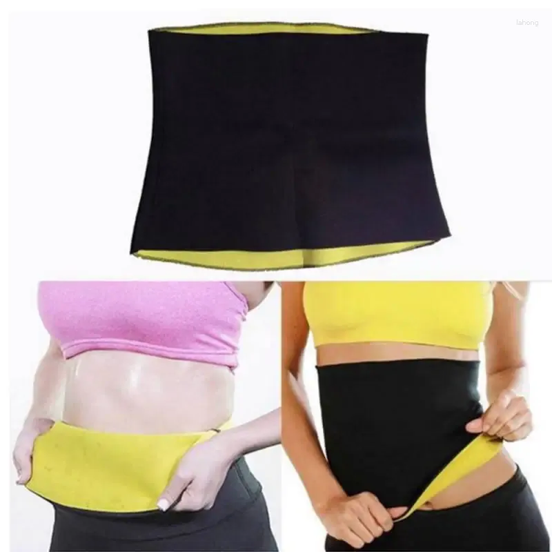 Apoio da cintura Women Trainer Neoprene Belt Sauna Sweat Body Shaper Tummy Control Curdle Corset Slimming for Gym Sports