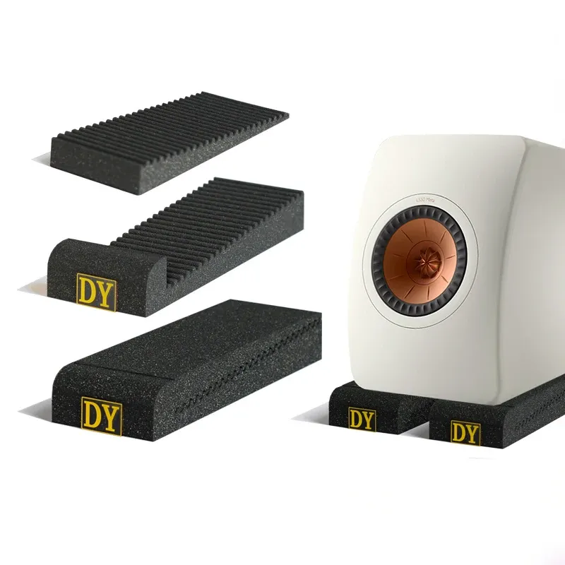 Accessories DLHIFI High Density Sponge Studio Monitor Speaker Acoustic Isolation Foam Soundproof Foam Isolator Pads For Hifi Audio