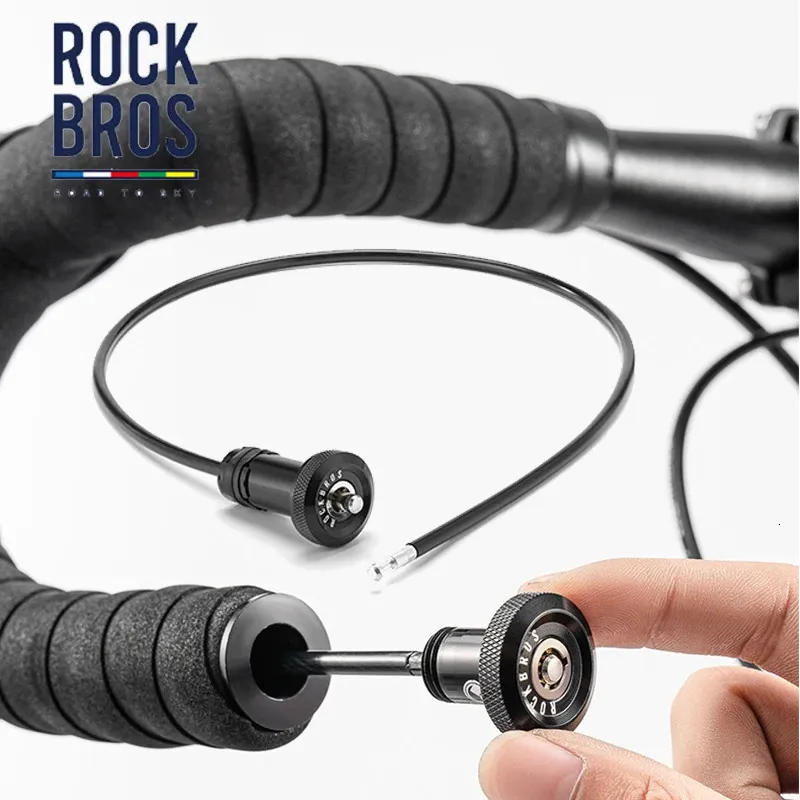 Rockbros Road to Sky Bike Lock Cycling مخفي مقبض كابل محمول Antitheft Steel Security Security Meuiture 240401