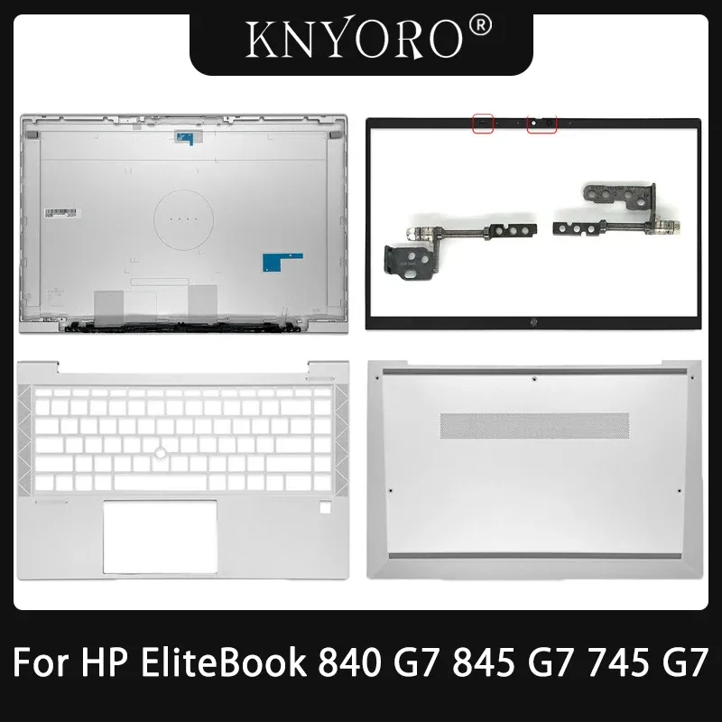 FRAMES LAPTOP COVER VOOR HP ELITEBOOK 840 G7 845 G7 745 G7 LCD -scherm Back Case/Palmrest/Bottom Case Topbehuizing Sier M07095001