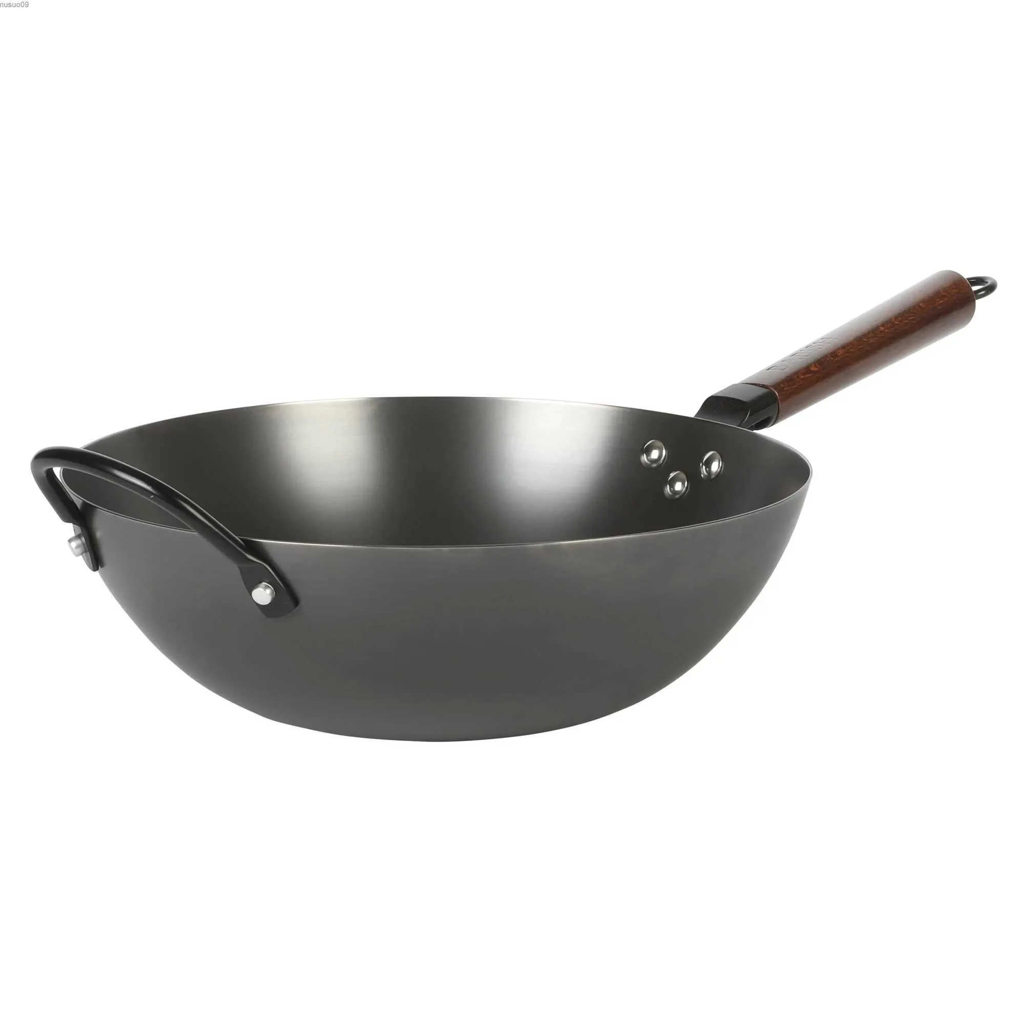 Babish 13 Carbon Steel WokL2403 Pans Stylish And Durable From Musuo09
