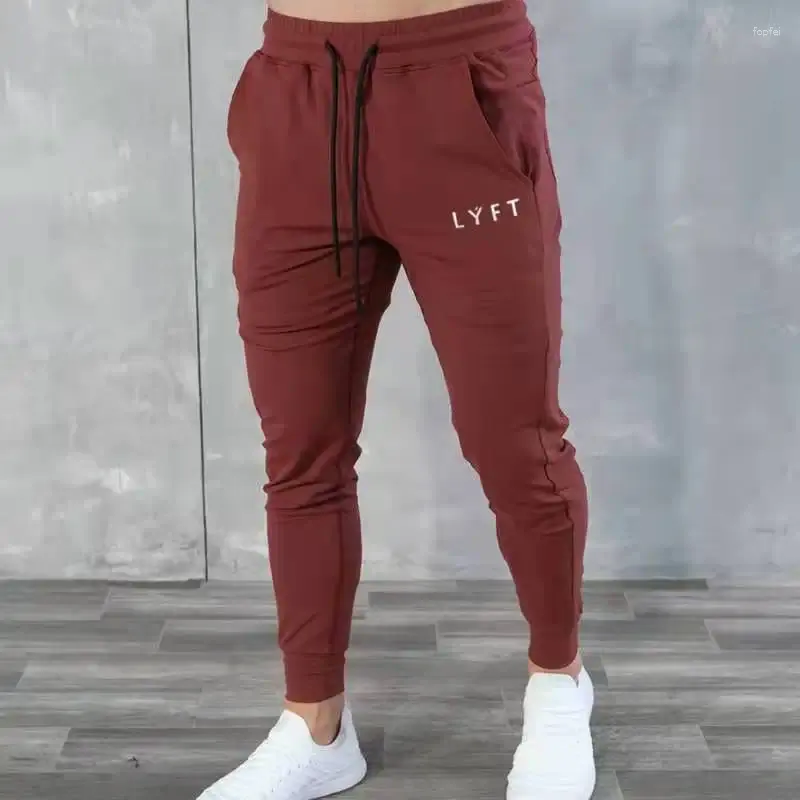 Calça masculina outono e inverno esportes casuais casuais no estilo coreano