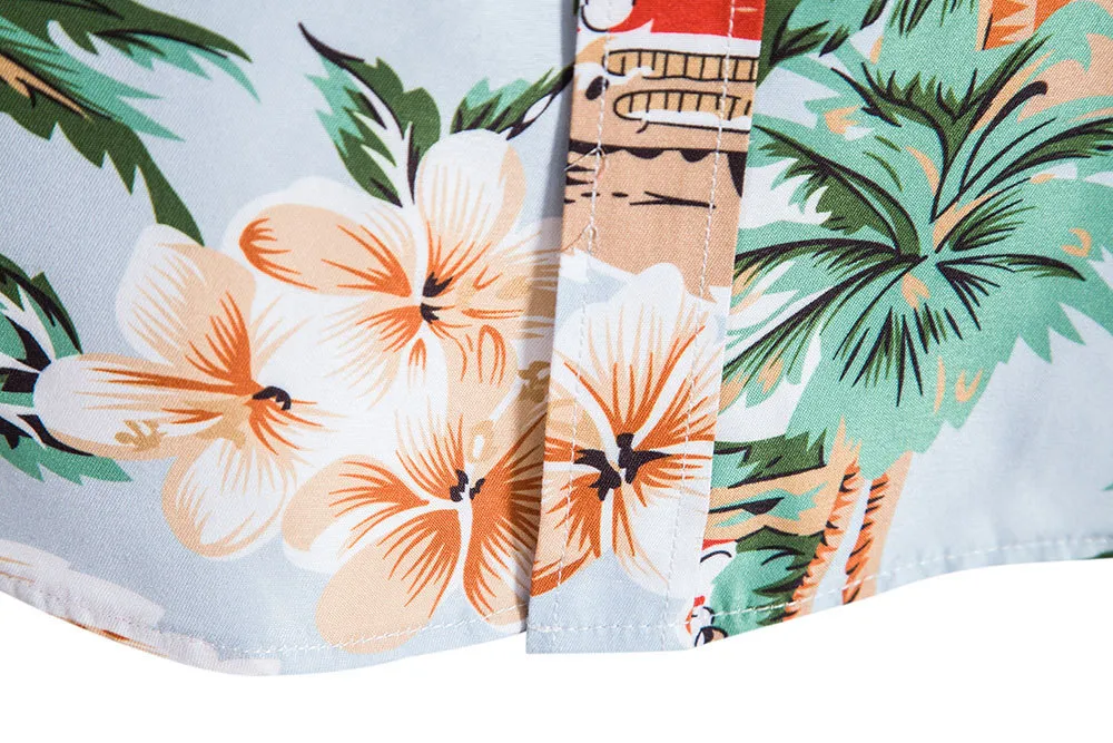 2024 Hawaiian T-Shirt for Men Summer Fashion Style Beach Quick Dry Shirt Casual Print Loose Top_voghion.com