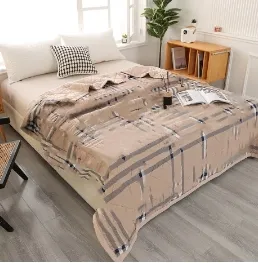 Mode tvättad bomull sommar täcke sommar cool quilt luft konditionering quilt ultraljud präglade present täcken