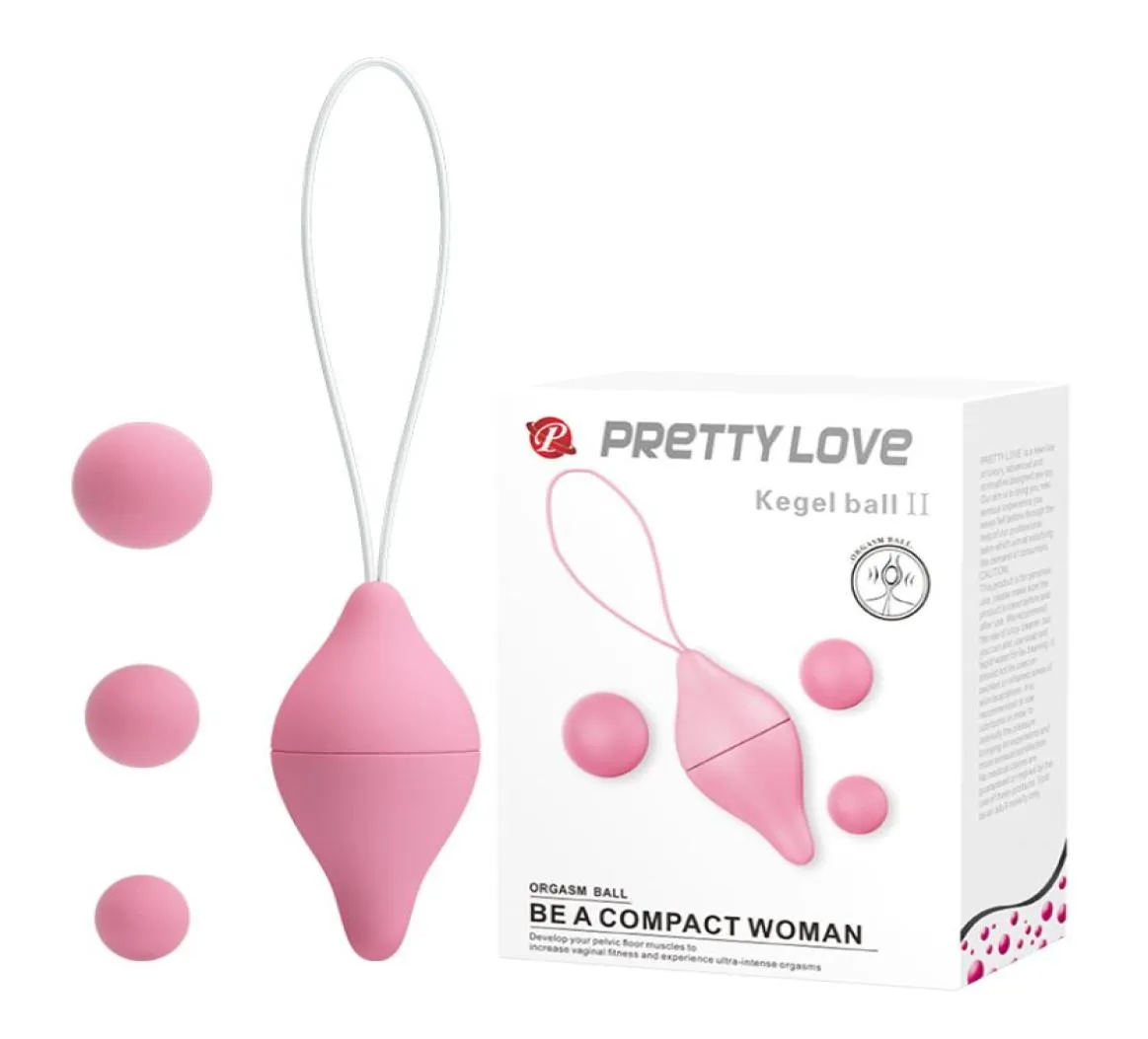 Pretty Love Kegel Ball vaginale trainer Smart Love Ball voor vaginale strakke oefening sexy speelgoed seksproducten voor vrouwen Y18930022358974