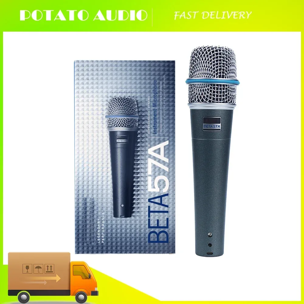 Microfoni Beta57A Supercardioid Strument Microfono 57A Microfono 57A per la voce dal vivo Karaoke Stage Stage Percussion Stage