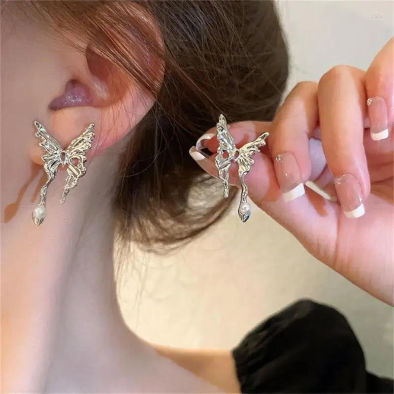 Stud Earrings Fashion Butterfly For Women Metal Irregularity Ear Nails Exquisite Jewelry Accessories Party