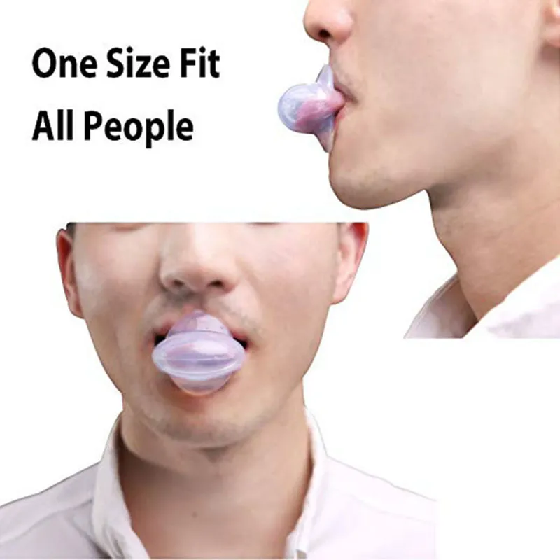 Silicona médica anti -ronquido lengua anti -ronquido apnea ayuda retenedor de la lengua anti -ronquido aparta