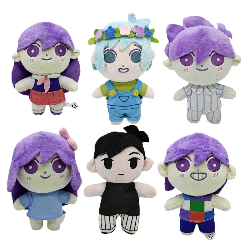 20 cm spel omori plysch docka fylld kudde leksak soliga plushie leksaker söta omori cosplay rekvisita för barn jul födelsedagspresent