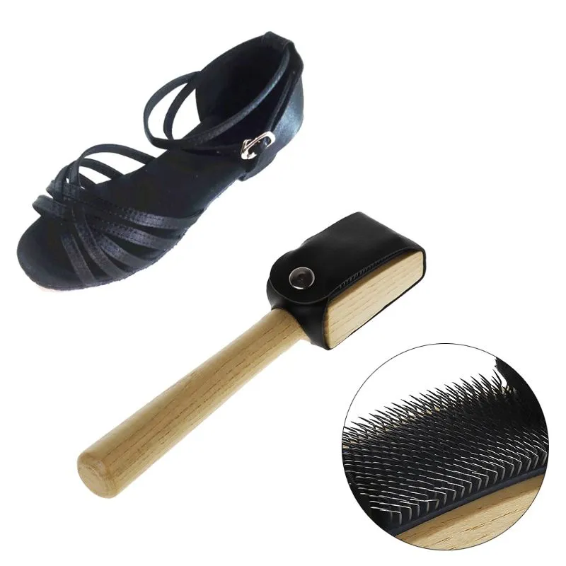 WSND Wood Suede Sole Wire Cleaners Dance Shoes Cleaning Brush For Footwear