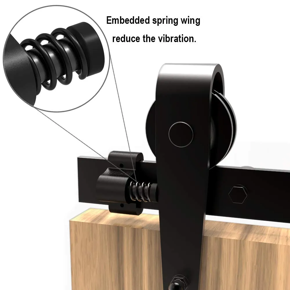 WinSoon Steel Stopper Limit Device For Sliding Barn Door Hardware Track Kit Accessaries