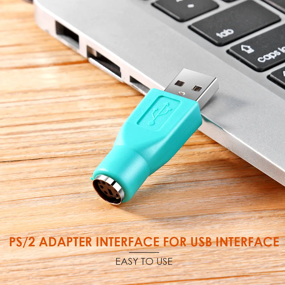 1/10 PackUSB to PS/2 Adapter, PS/2 Female to USB Male Converter, Old ...