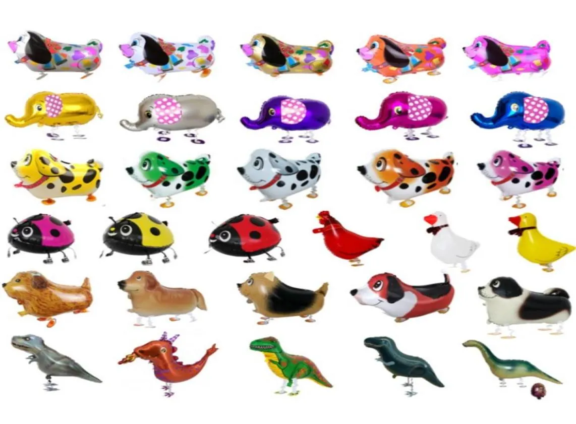 Ballons pour animaux de compagnie Animal Helium Aluminium Carton animé film en aluminium ballons multicolores bel ballon d'animaux forêts anniversaire weddin2435015