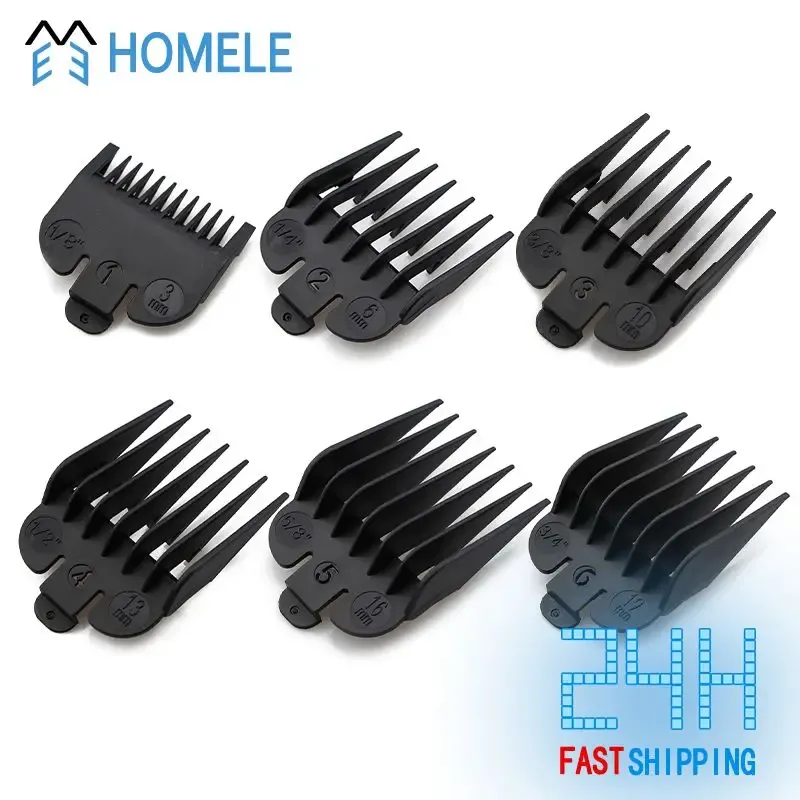 Kemei Hair Clipper Limit Comb Guide Attachment Size Barber交換3/6/10/13/16/19/22/25/1.5/4.5mm