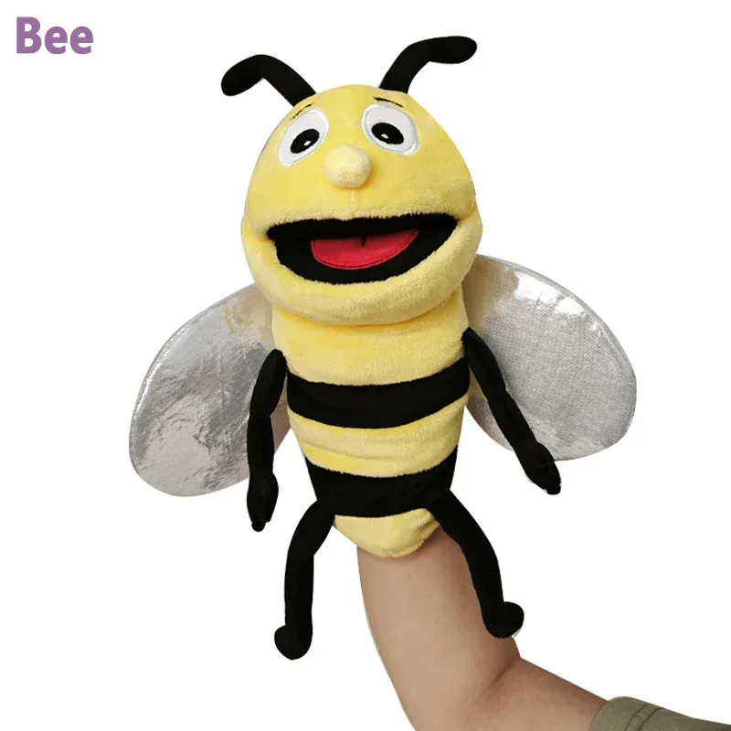 Insetto morbido peluche bambola giocattolo formiche di libelluli farfalla coccinella cospy bambola peluche giocattoli educativi per bambini kawaii burattino per dito a mano kawaii