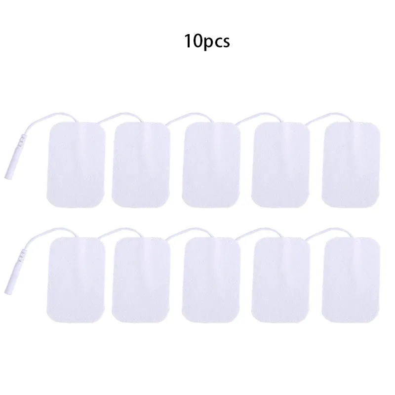 10/20pcs EMS Tens Electro Pad Silicone Gel Electrode Pads Tens Electrodes Digital Therapy Machine Electrode Pads 2mmプラグ