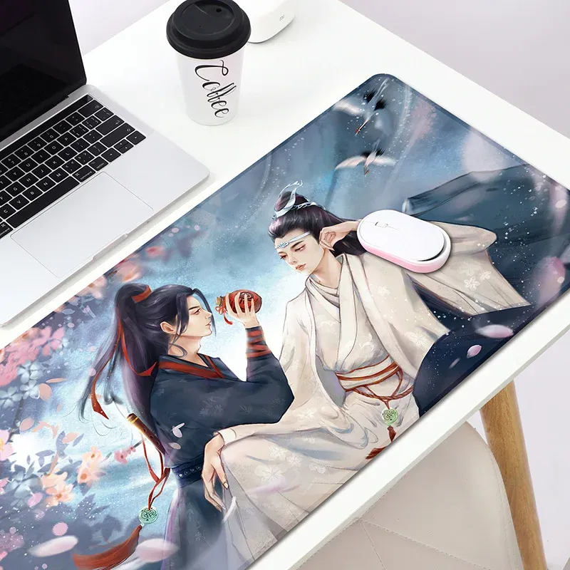 Rests 800x300mm Elements of Chinese Style Mouse Pad Gaming Accessories Nonslip Table Keyboard Desk Mat Gamer Pc Rubber Carpet