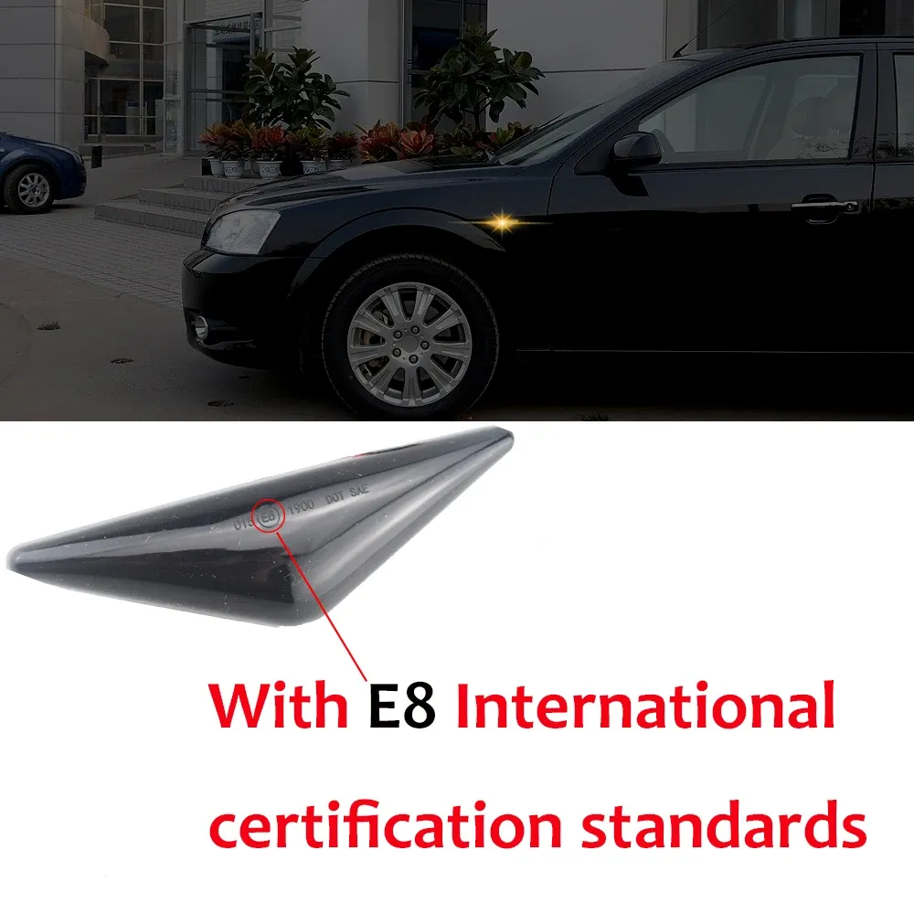Indicador de luz do espelho lateral do sinal de líder do sinal dinâmico de giro para Ford Mondeo 2000-2007 MK3 Focus Mk1 1998-2004