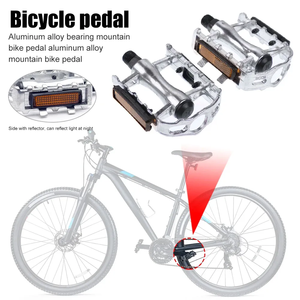 Pédales plates à vélo antidérapant en aluminium léger pédales légères à libération rapide en aluminium ACCESSOIRES ANTIFLIP