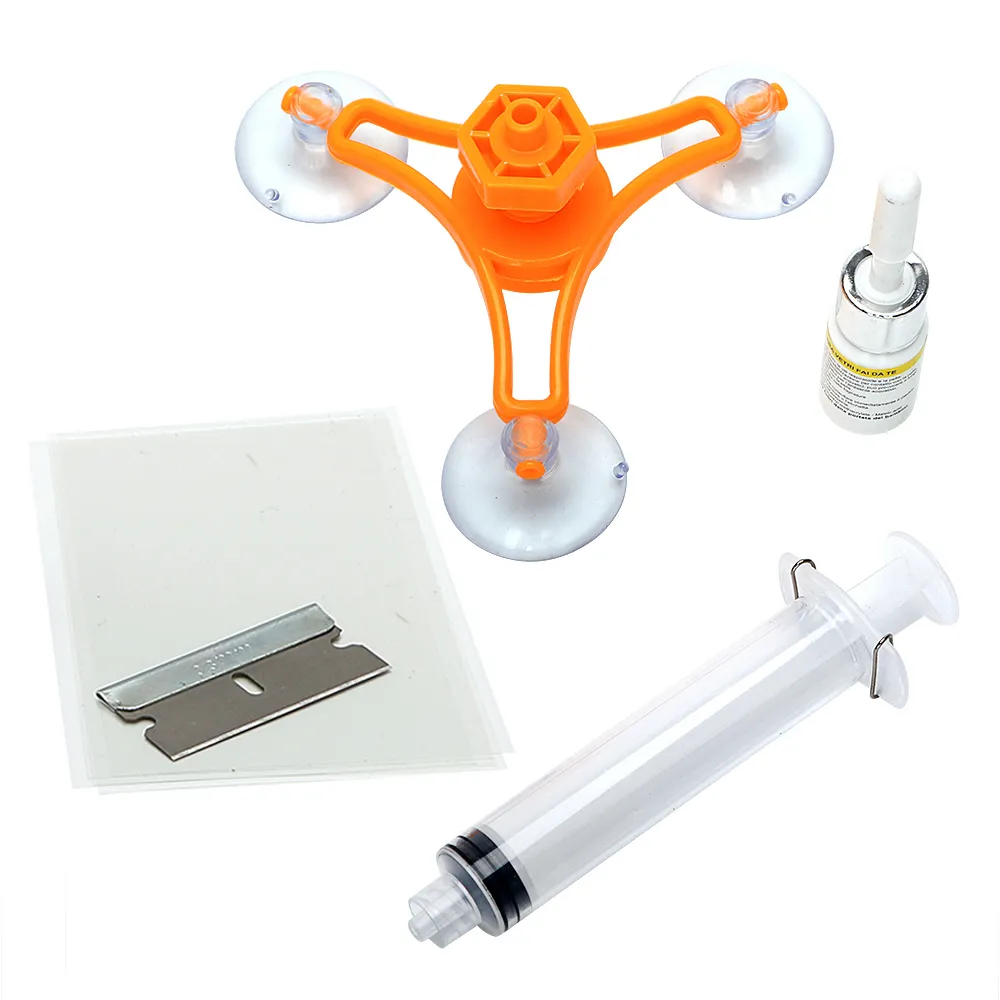WREESH Car Auto Repair Tool Kit For Windscreen Windshield DIY Wind Glass Chip Crack 3ML WREESH Car Auto Repair Tool Kit For Windscreen Windshield DIY Wind Glass Chip Crack 3ML