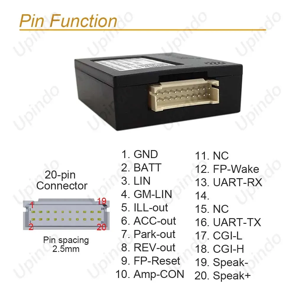 Car Android Radio CAN Bus Decoder Adapter for Buick Regal Lacrosse