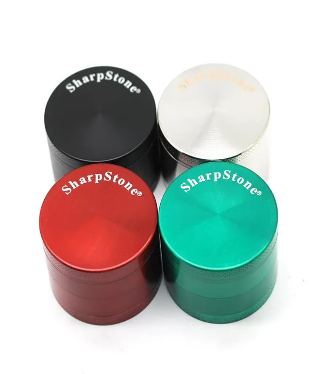 Sharpstone Grinders 4 Layers Tabacco Smoking Herb Metal Grinder 40mm 50mm 55mm 63mm Crushers Zinc Alloy Dry Herbal Vaporizer ECig2517563